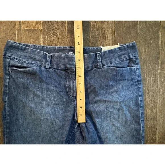 Ann Taylor LOFT Women's Size 10 (34x22) Modern Crop Capri Denim Blue Jeans - Picture 5 of 12